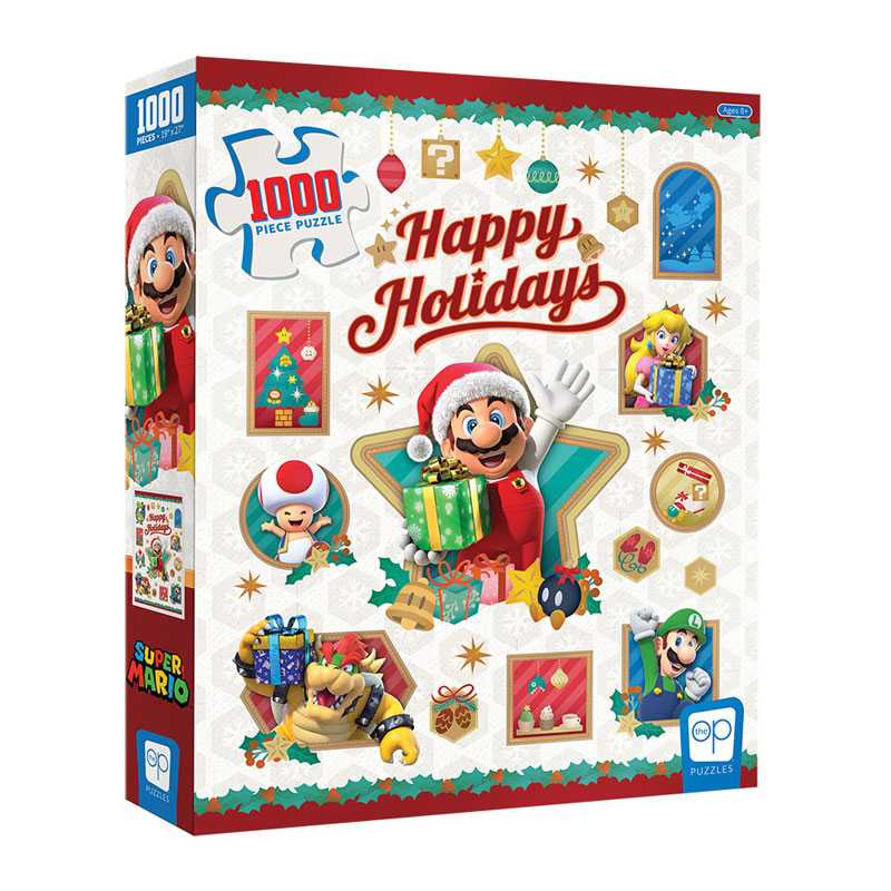 Puzzle: Super Mario Happy Holidays 1000pc