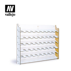 Vallejo Accessories - Wood Wall Mounted Paint Display (43 slots)