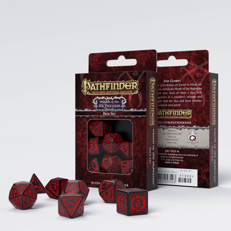 Q Workshop Pathfinder Wrath Of The Righteous Dice Set 7