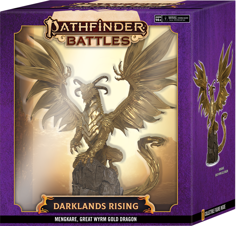 Pathfinder Battles Darklands Rising Premium Set Mengkare Great Wyrm