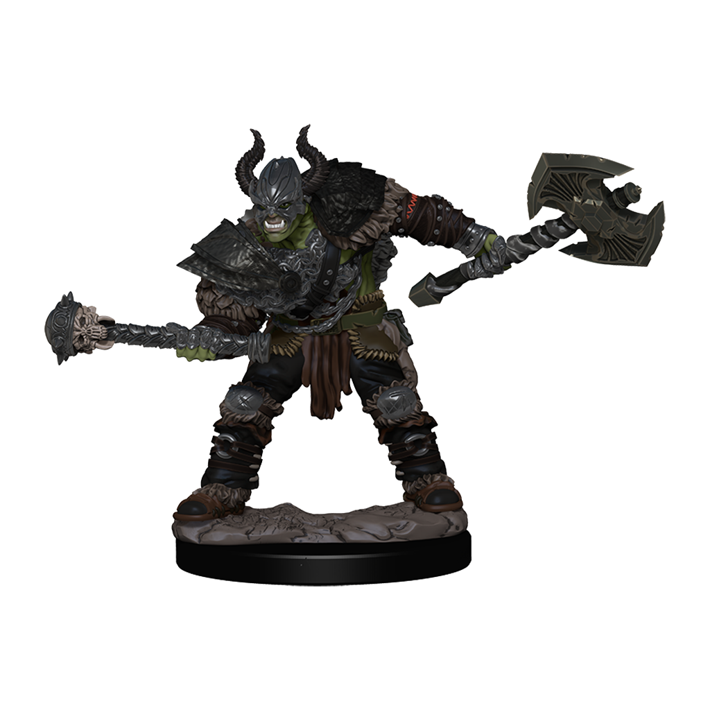 Pathfinder Battles Premium Painted Figure Half-Orc Barbarian Male