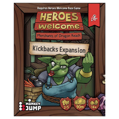 Heroes Welcome Kickbacks Expansion Board Game