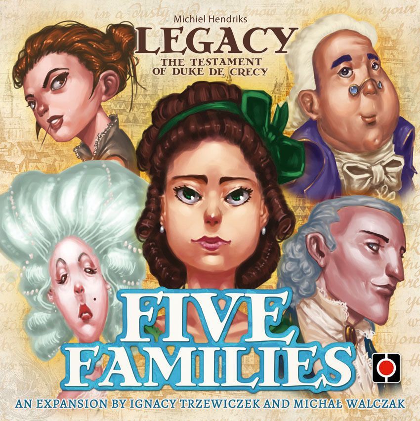 The Testament of Duke De Crecy Five Families Expansion Board Game