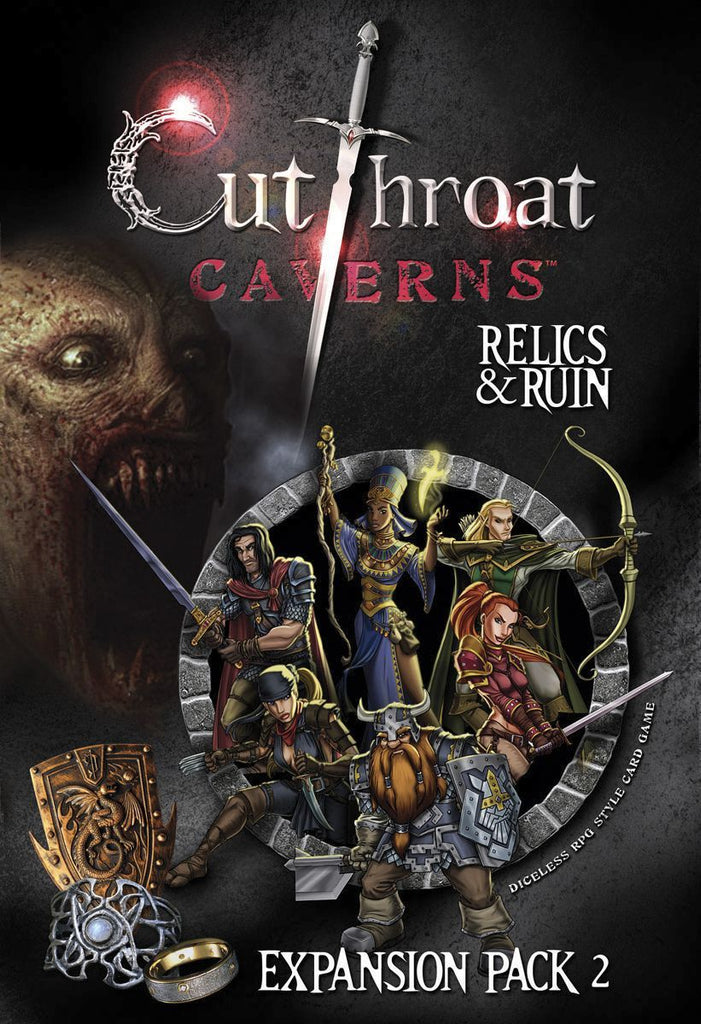 Cutthroat Caverns Relics and Ruins Board Game