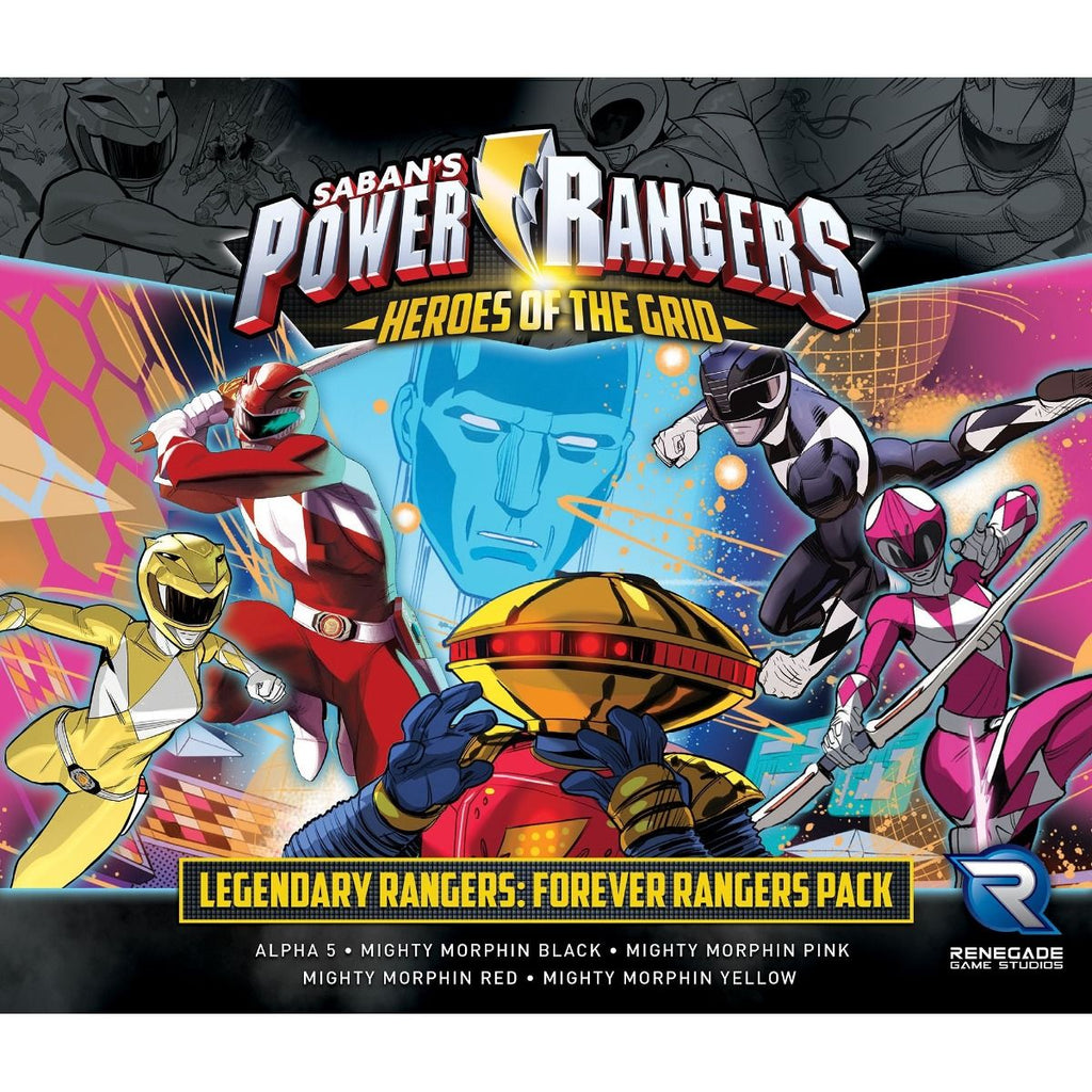 Power Rangers Heroes of the Grid - Legendary Ranger Forever Rangers Pack Board Game