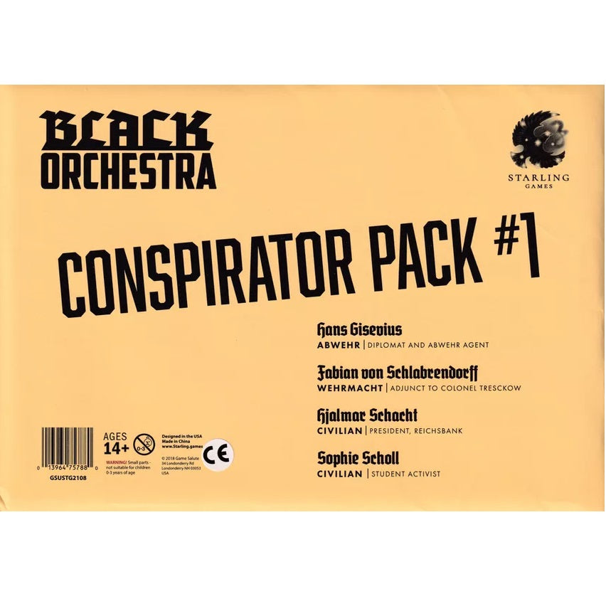 Black Orchestra - Conspirator Pack 1 Board Game