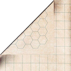 CHX 96257 Reversible Battlemat 1? Squares and 1? Hexes (23 1/2 x 26 Playing Surface)