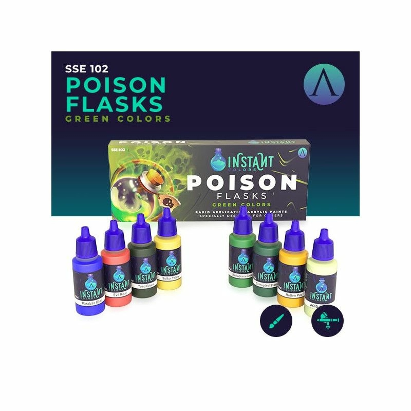 Scale 75 Instant Colors Poison Flasks Paint Set