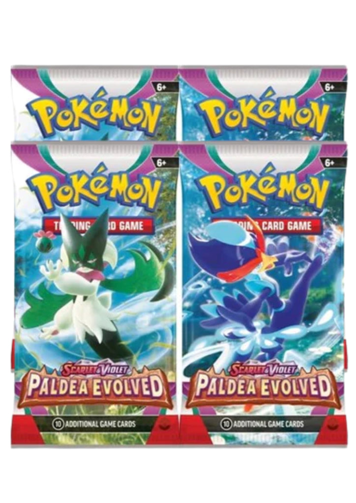 Pokemon TCG Paldea Evolved Booster Packs x4