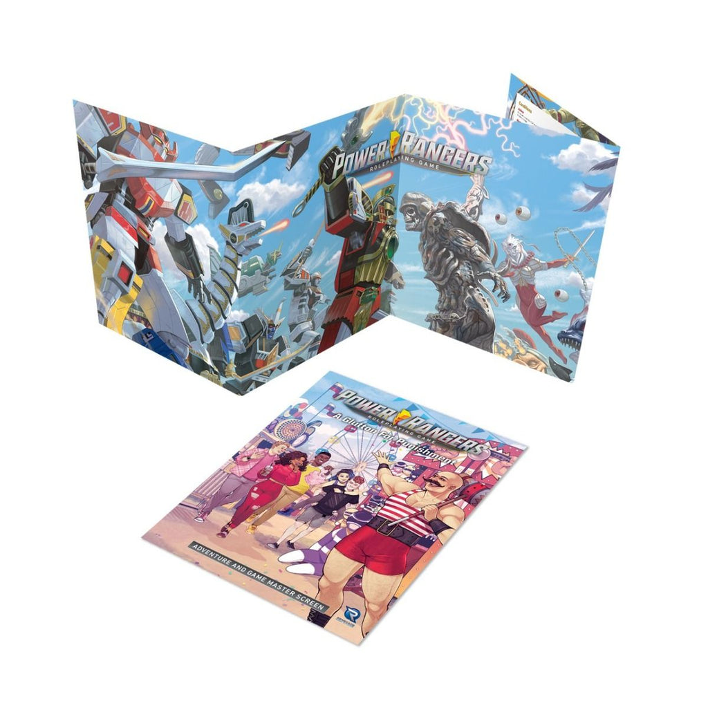 Power Rangers RPG - A Glutton for Punishment Adventure Book and GM Screen Board Game