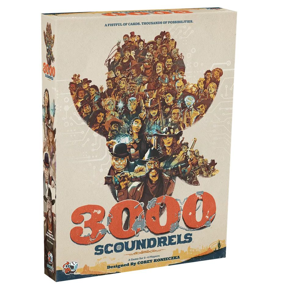 PREORDER 3000 Scoundrels Double or Nothing Board Game