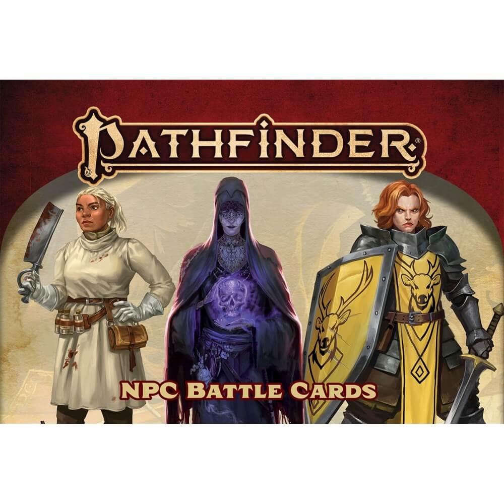 Pathfinder Second Edition NPC Battle Cards