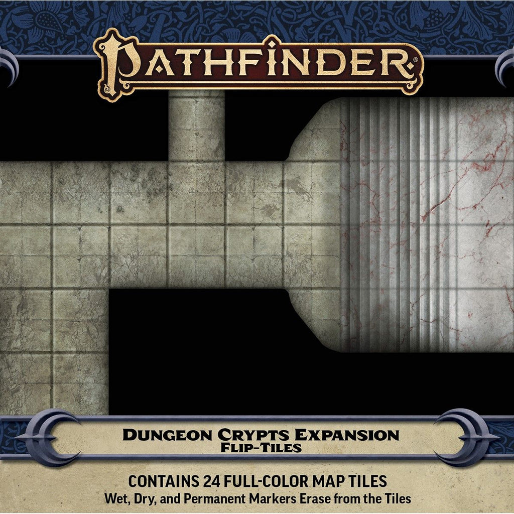Pathfinder Accessories Flip Tiles Dungeon Crypts Expansion