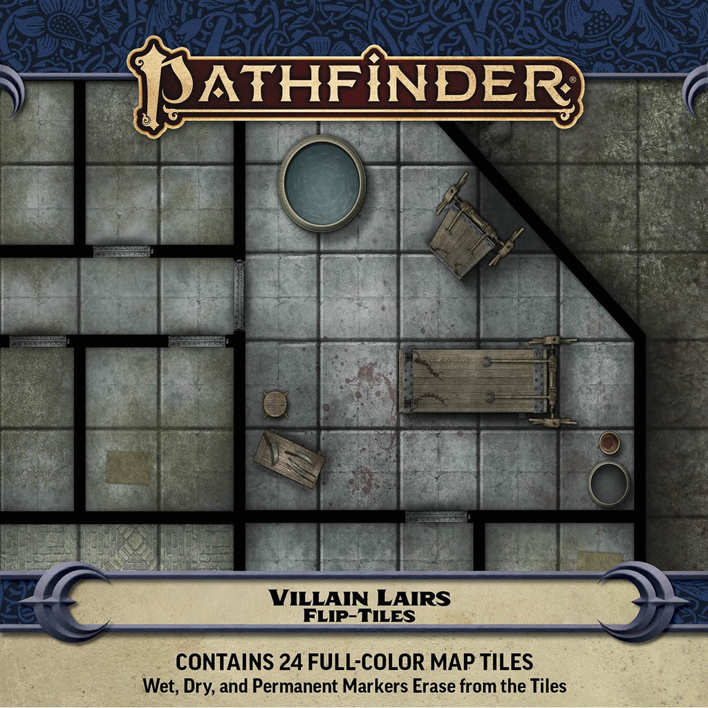 Pathfinder Accessories Flip Tiles Villain Lairs Set