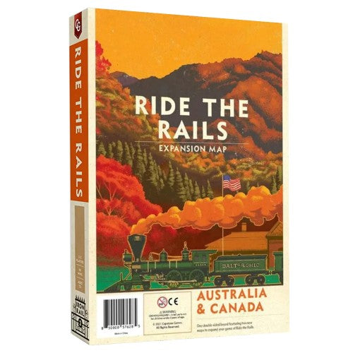 Australian Rails Game Ride the Rails: Australia and Canada Board Game – Gamerholic