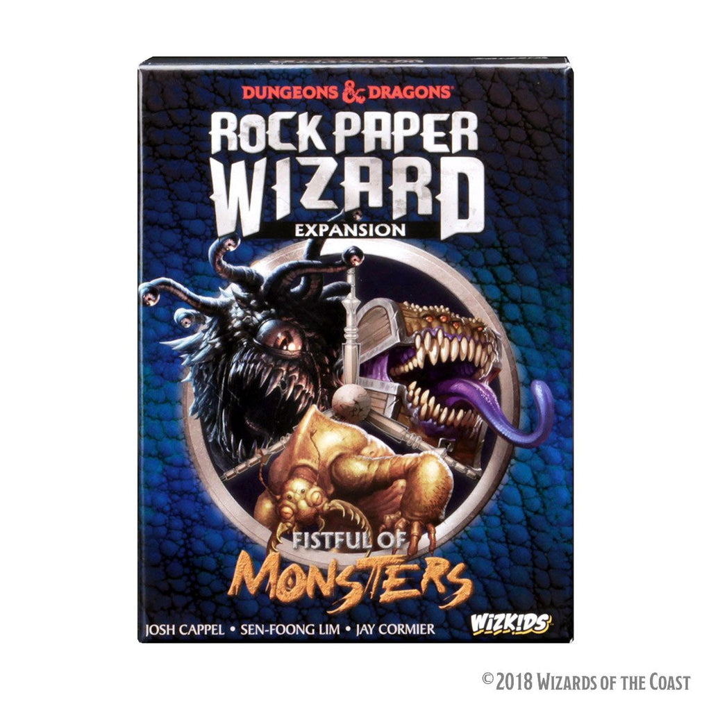 D&D Rock Paper Wizard Fistful of Monsters Board Game