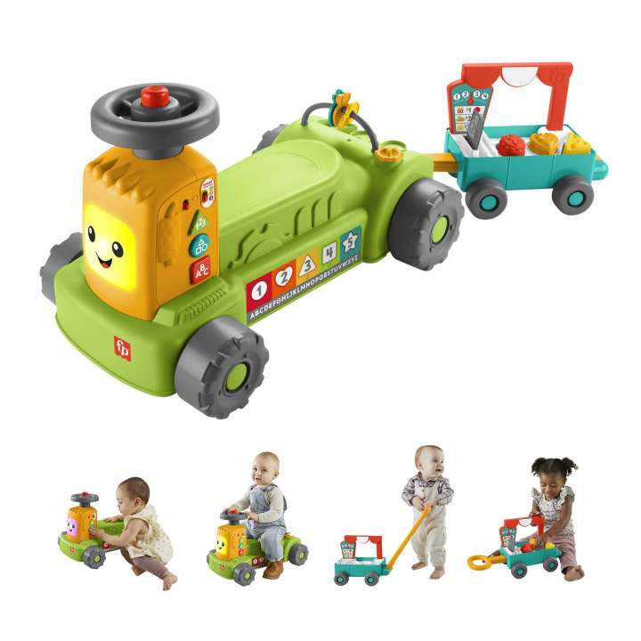 PREORDER Infant Toys - 4-In-1 Farm To Market Tractor