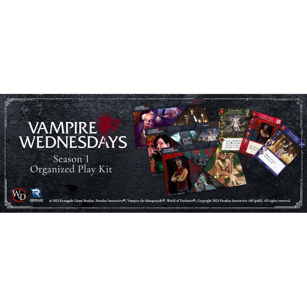 Vampire: The Masquerade Rivals Expandable Card Game Organized Play Kit Season 1.2 Board Game