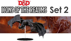 PREORDER D&D Icons of the Realms Elemental Evil - 4 Bricks & Ancient Silver Dragon Premium Figure