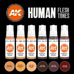 Ak Interactive 3Gen Sets - Human Flesh Tones