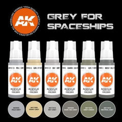Ak Interactive 3Gen Sets - Grey For Spaceships
