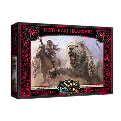 A Song of Ice & Fire Targaryen Dothraki Hrakkers Board Game