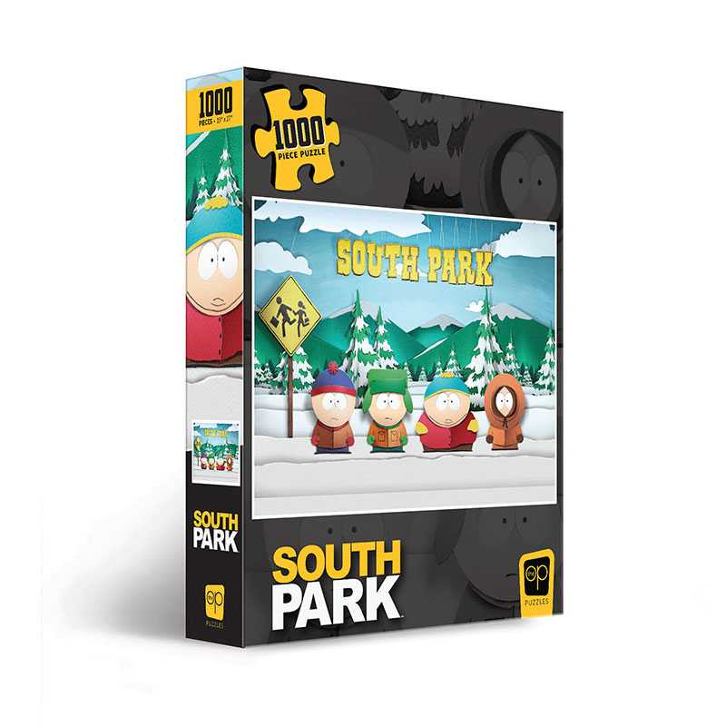 South Park Paper Bus Stop Puzzle 1000pc