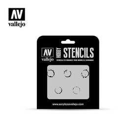 LC Vallejo Stencils - AFV Markings - Drum Oil Markings