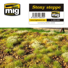 Ammo by MIG Dioramas - Grass Mats - Stony Steppe