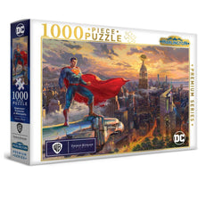 PREORDER Harlington Thomas Kinkade Puzzles - DC Comics - Superman - Protector of Metropolis 1000pc
