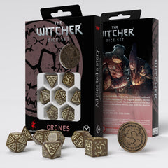 Q Workshop - The Witcher Dice Set Crones - Weavess Dice Set 7 With Coin