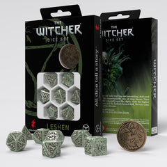 Q Workshop - The Witcher Dice Set Leshen - Totem Builder Dice Set 7 With Coin