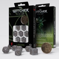 Q Workshop - The Witcher Dice Set Leshen - Shape Shifter Dice Set 7 With Coin