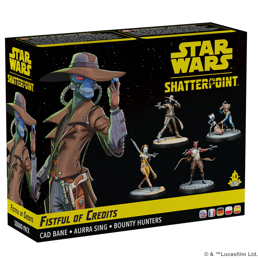 Star Wars Shatterpoint Fistful of Credits Cad Bane Squad Pack