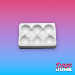 Turbo Dork - Small White Non-Stick Silicone Dry Palette