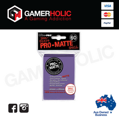 Ultra Pro 60ct Pro-Matte Small Deck Protectors - Purple