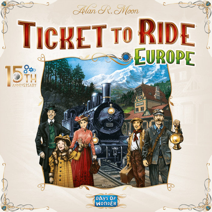 Ticket to Ride Europe 15th Anniversary Board Game