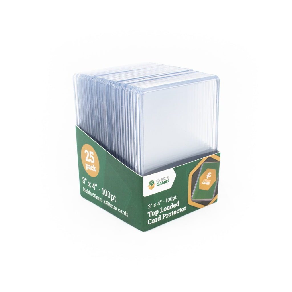 LPG Top Loaded Card Protector 3" 4" 100pt (25)