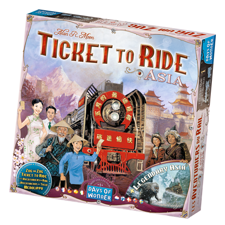 Ticket to Ride Asia Expansion Board Game