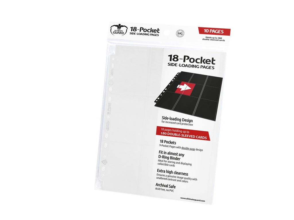 Folder Ultimate Guard 18-Pocket Pages Side-Loading White