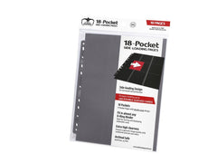 Ultimate Guard 18-Pocket Pages Side-Loading Grey