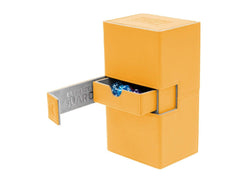Ultimate Guard Twin Flip n Tray Deck Case 160+ Standard Size XenoSkin Amber Deck Box