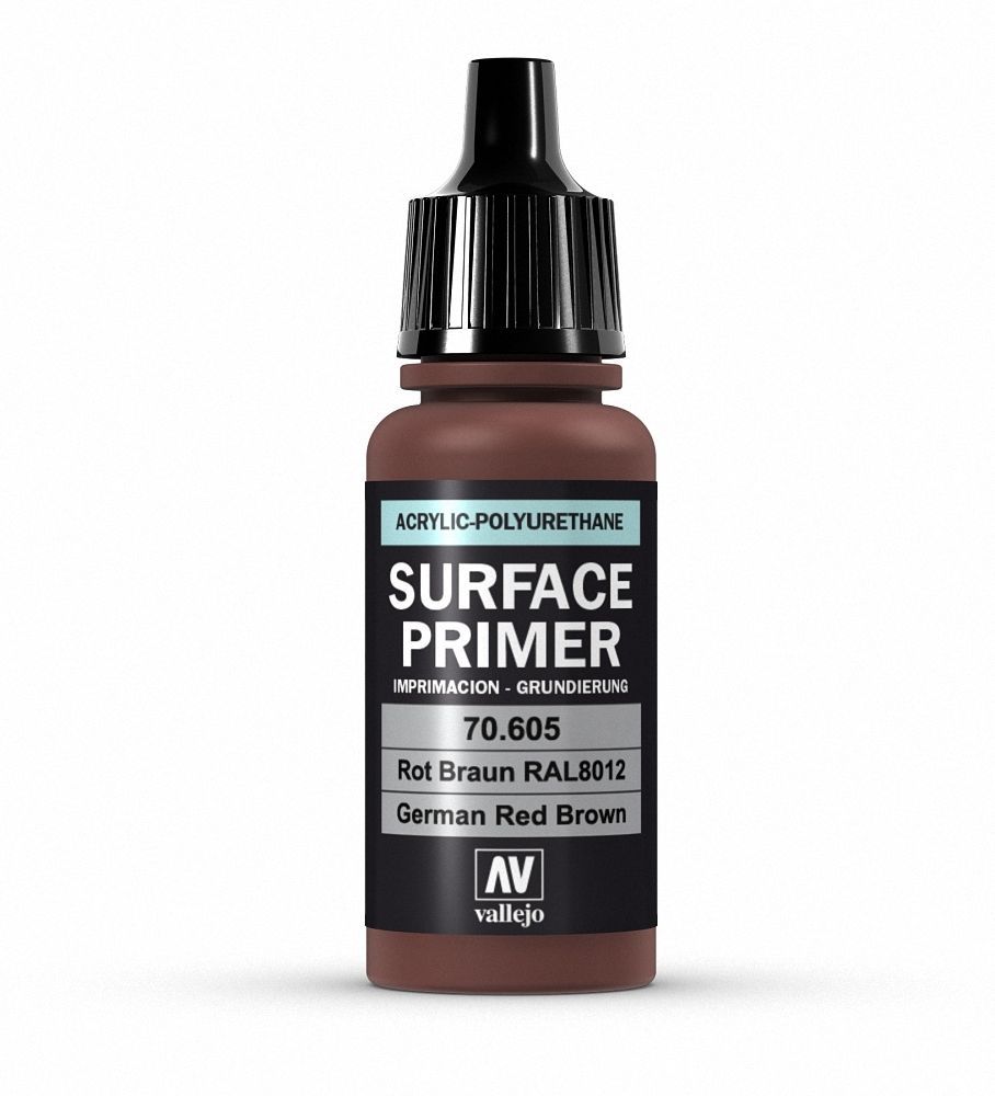 Vallejo Surface Primer - German Red Brown 17 ml