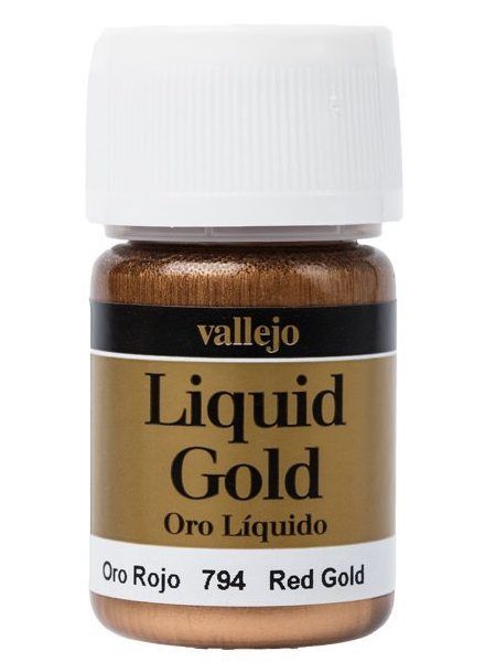 LC Vallejo Model Colour - Metallic Liquid Red Gold (Alcohol Base) 35 ml