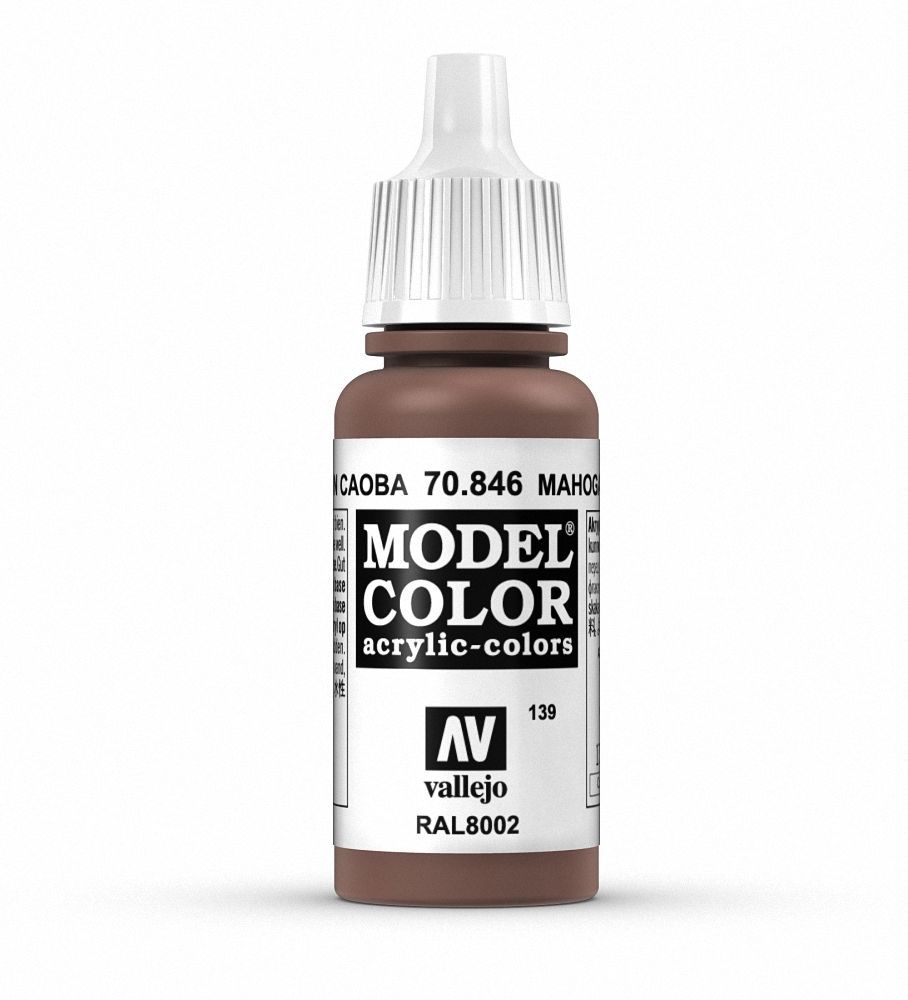 Vallejo Model Colour - Mahogany Brown 17 ml