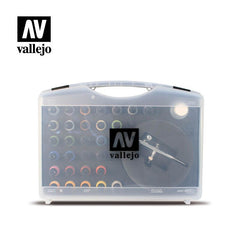 Vallejo AV72871 Basic Game Air - Colours set & Airbrush (28 Colour Plastic Case)