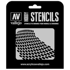Vallejo Stencils - Sci-Fi & Fantasy - Distorted Honeycomb
