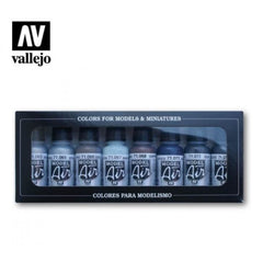 Vallejo AV71176 Model Air - Metallic Colours 8 Colour Set