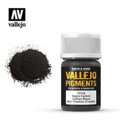 Vallejo Pigments - Carbon Black (Smoke Black) 30 ml