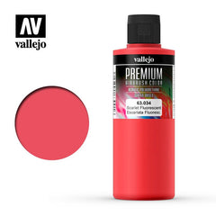 LC Vallejo Premium Colour - Fluorescent Scarlet 200ml
